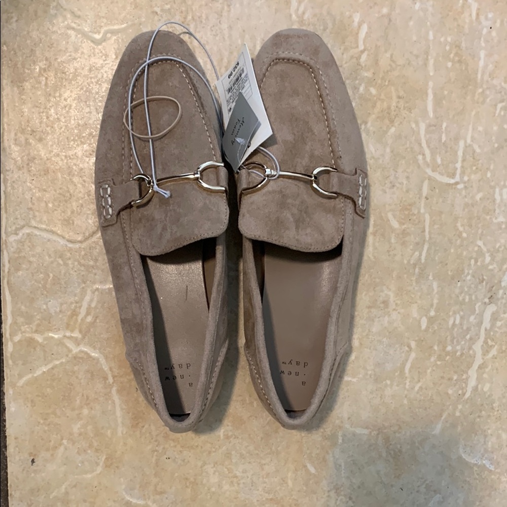 a new day Taupe Suede Loafers